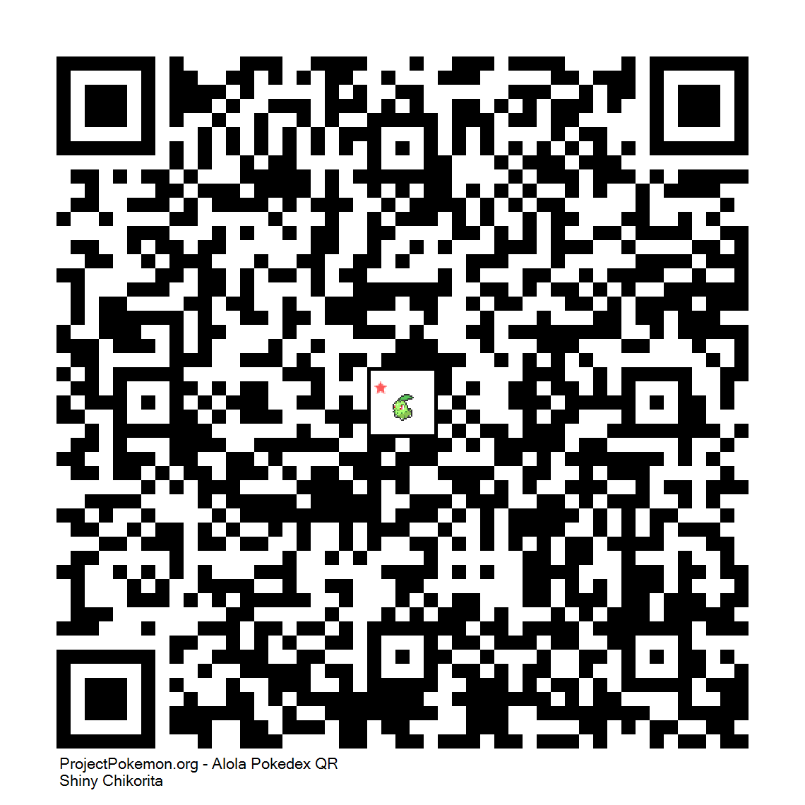 Cdigo QR de Chikorita variocolor